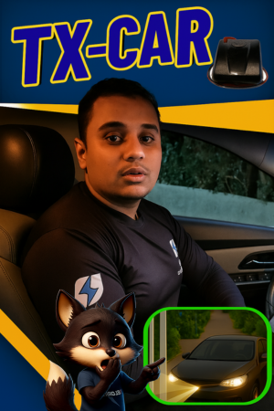 Imagem de um motor de portão eletrônico